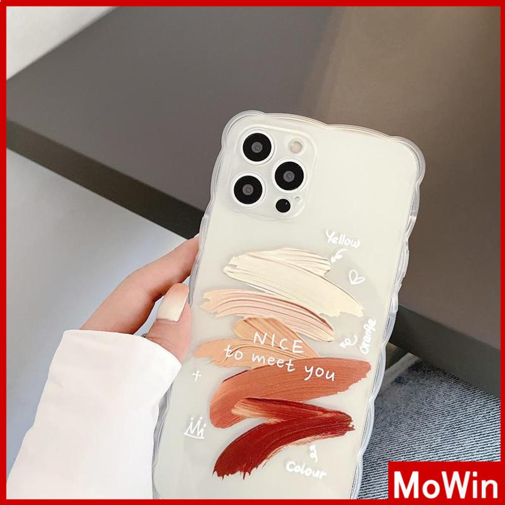 iPhone Case Silicone Soft Case Clear Case Wave Non-Slip Shockproof Camera Full Coverage Protection Paint Art For iPhone 13 Pro Max iPhone 12 Pro Max iPhone 11 iPhone 7 Plus