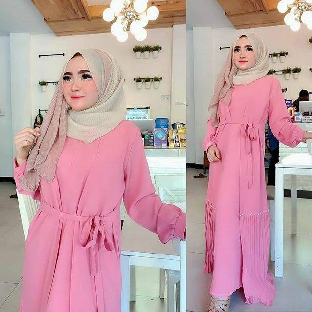 DRESS BANGKOK PLISKET SHELLA ABAYA ORI By Shellasaukiashop