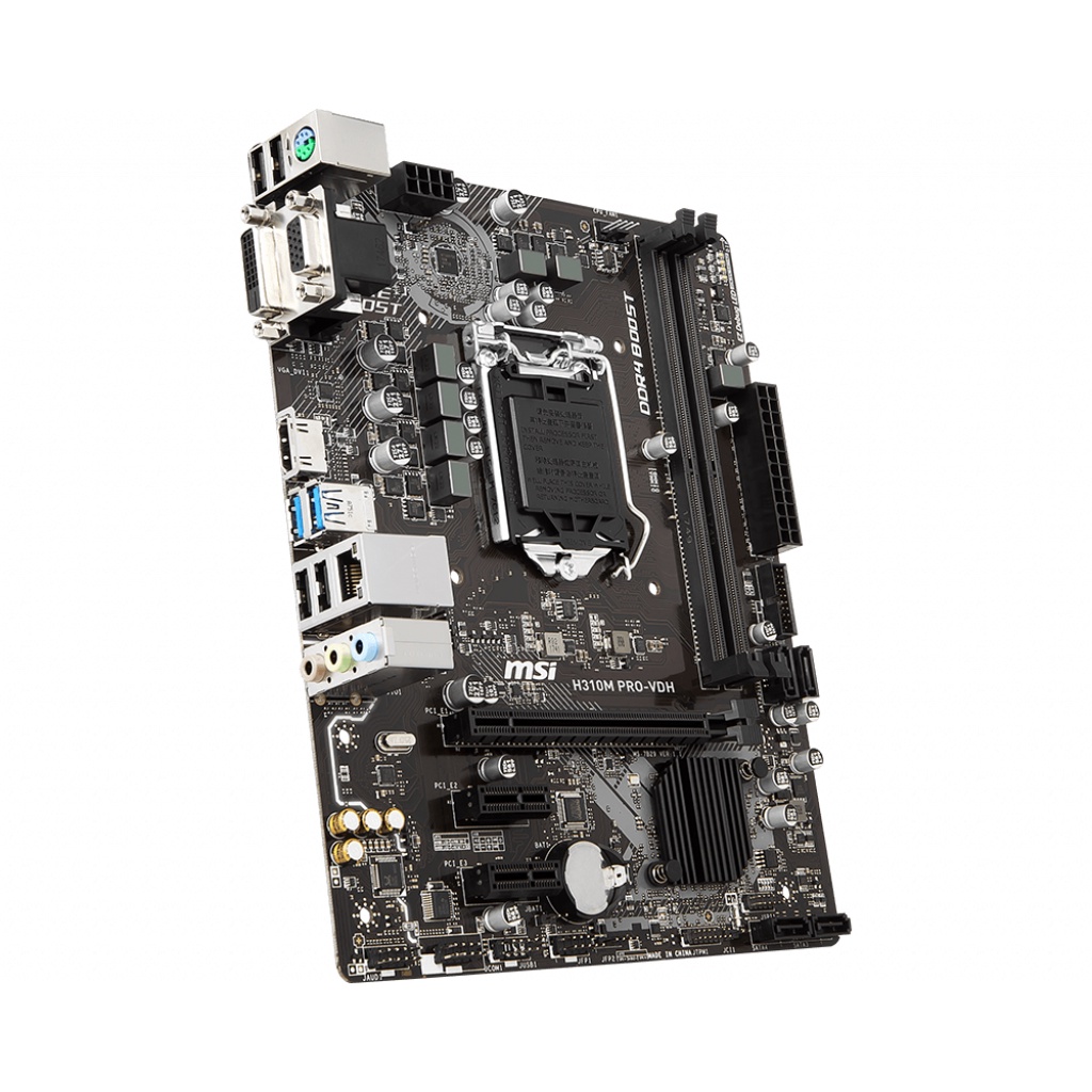 MSI MOTHERBOARD H310M PRO-VDH DDR4 Intel H310 LGA 1151 M-ATX