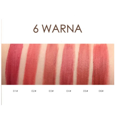 LAMEILA 2028 LIP GLAZE MATTE - Lipstick Anti Air - Lipstik Velvet - Lip Gloss