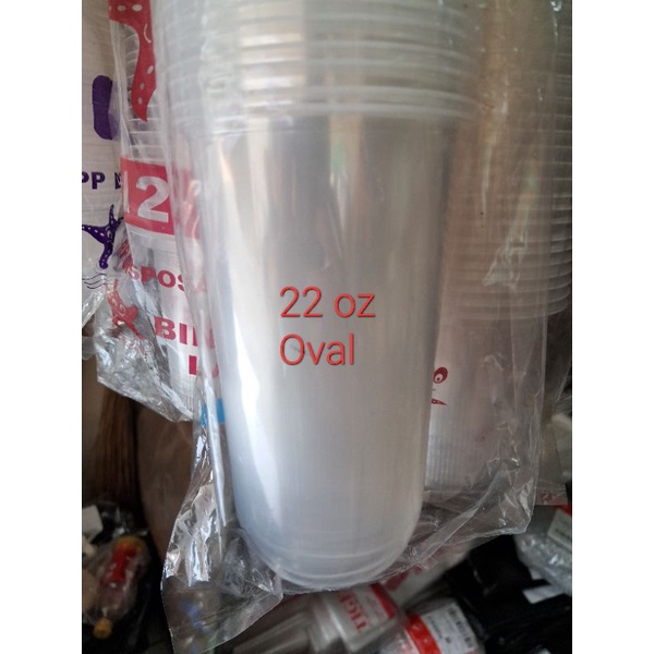 Gelas plastik cup plastik 50 pcs