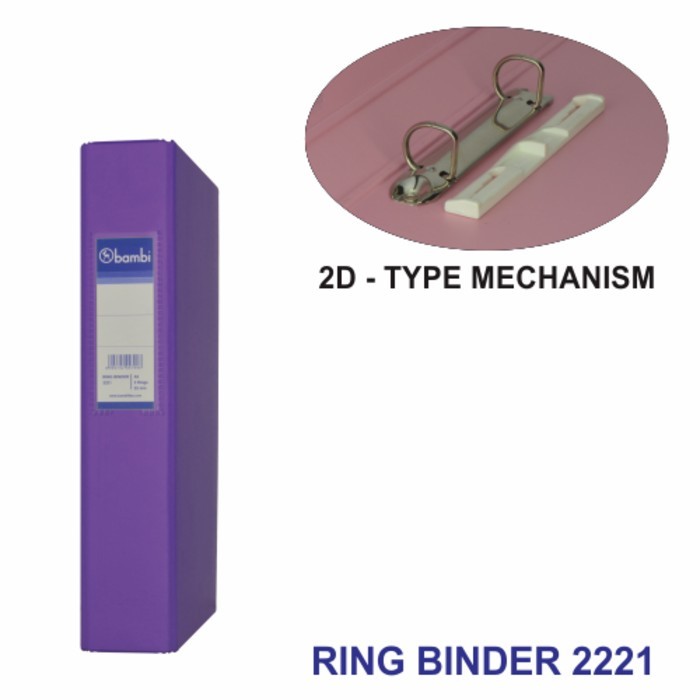 

Binder ring A5 2D 25 mm Bambi