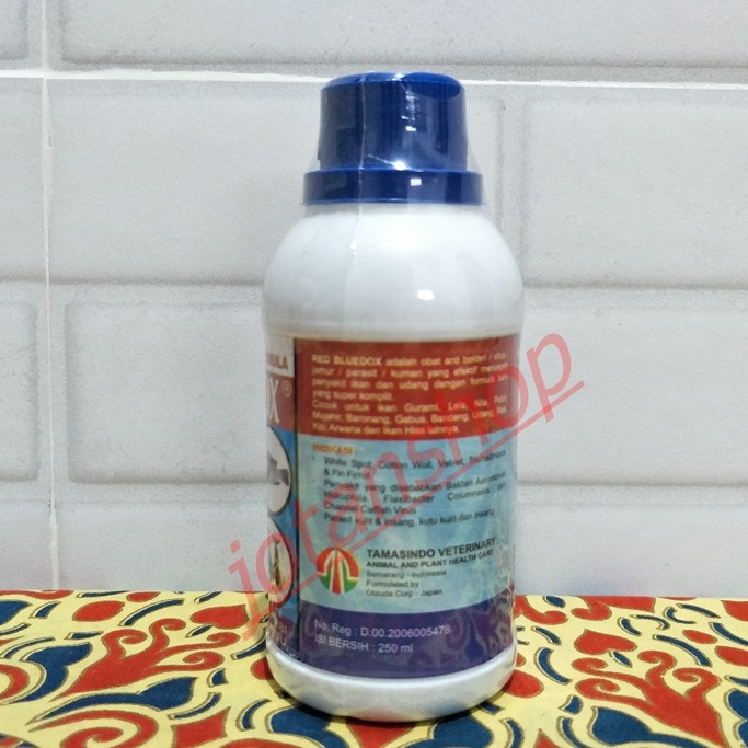 RED BLUEDOX 250ml Obat ikan anti virus bakteri jamur parasit kuman Dan Luka