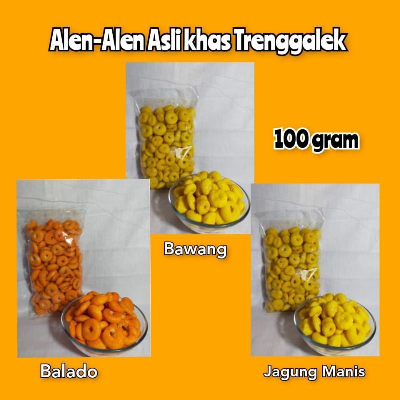 

ALEN-ALEN ENAK RENYAH 100 GRAM ASLI KHAS TRENGGALEK