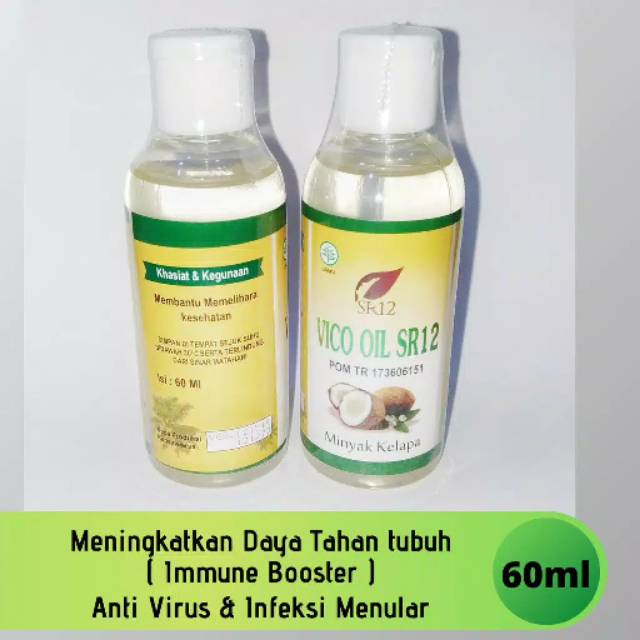 Best Seller Vico Oil Sr12 60 Ml Vco Bpom Minyak Kelapa Murni Penumbuh Rambut Antibakteri Anti Virus Shopee Indonesia