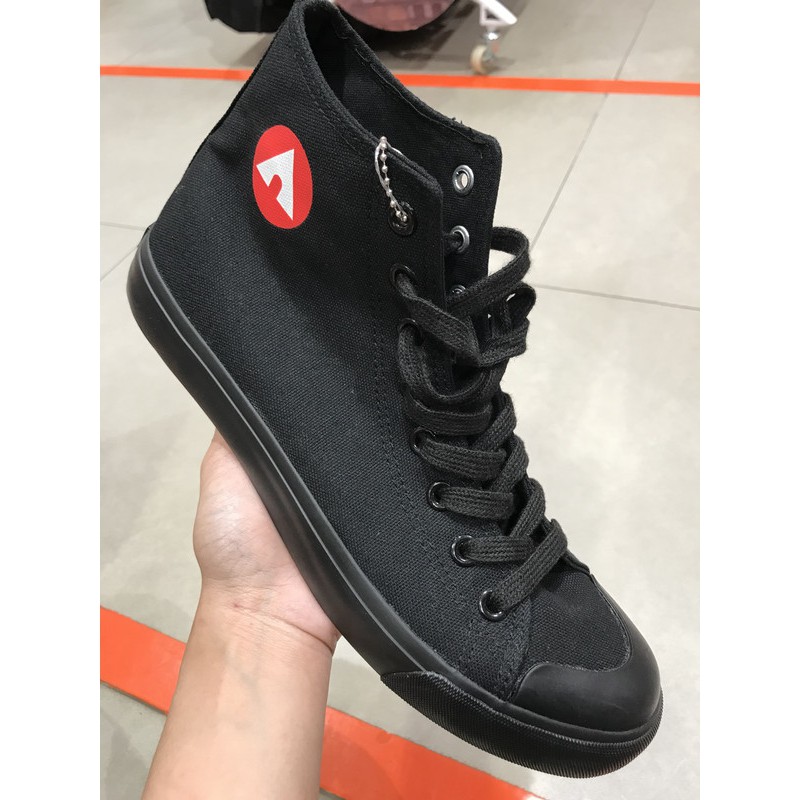 Sepatu Sneakers Pria Airwalk New Basic Canvas Original Hi Full Black Shopee Indonesia