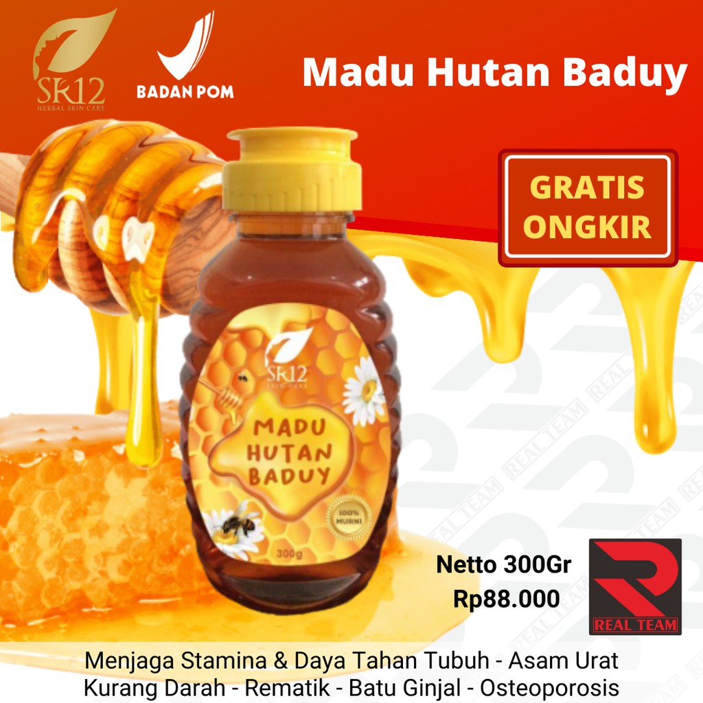 Madu Hutan Baduy SR12 Asli - Madu Badui Murni SR12 - Madu Hutan SR12 - Madu Baduy Asli Premium