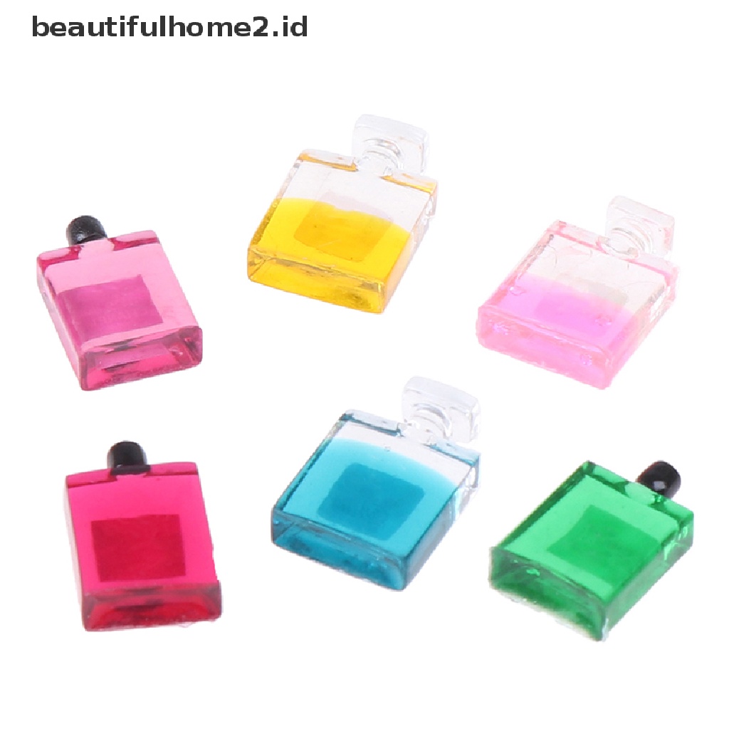 (Beautifulhome2) Buku Literatur Bahasa MandarinId 6pcs Botol Parfum Skala 1: 12 Untuk Rumah Boneka