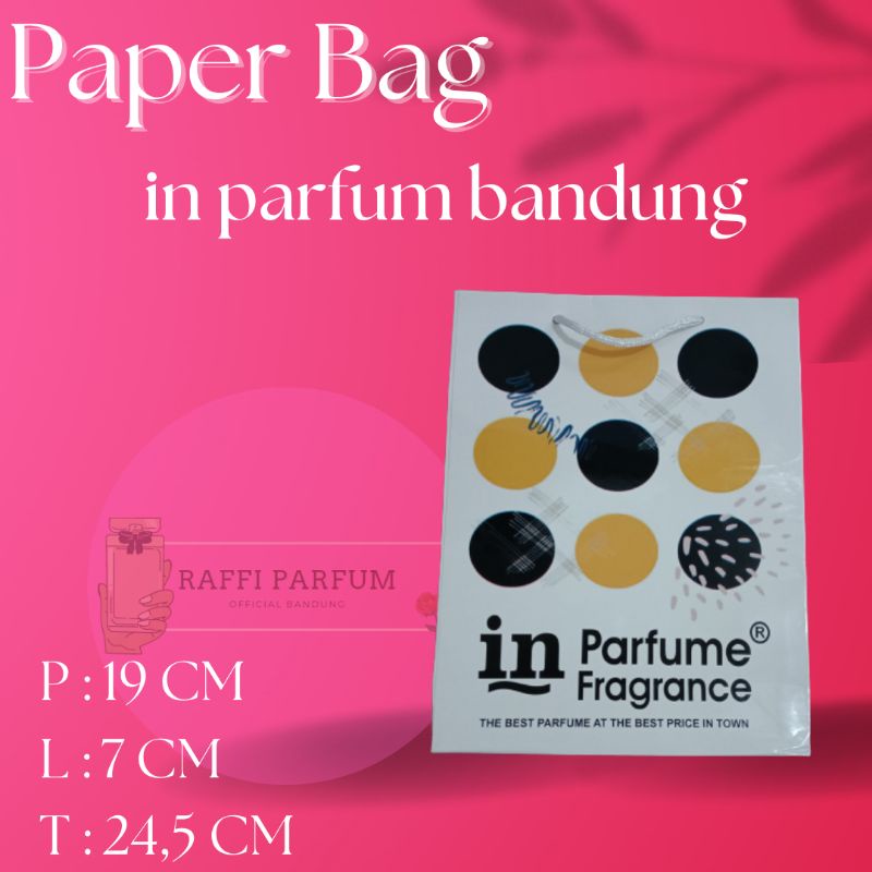 Paper Bag in parfum bandung original tas parfum in parfum fragrance Ukuran Besar