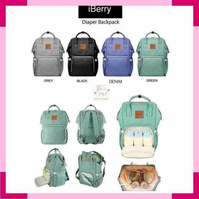 Tas Bayi / Daiper Bag Ransel iberry