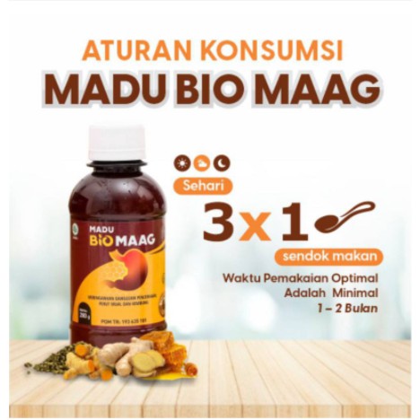 Madu Bio maag Original herbal Asam Lambung / Maag Kronis / GERD -  Bio Maag - Biomaag 100% Asli BPOM
