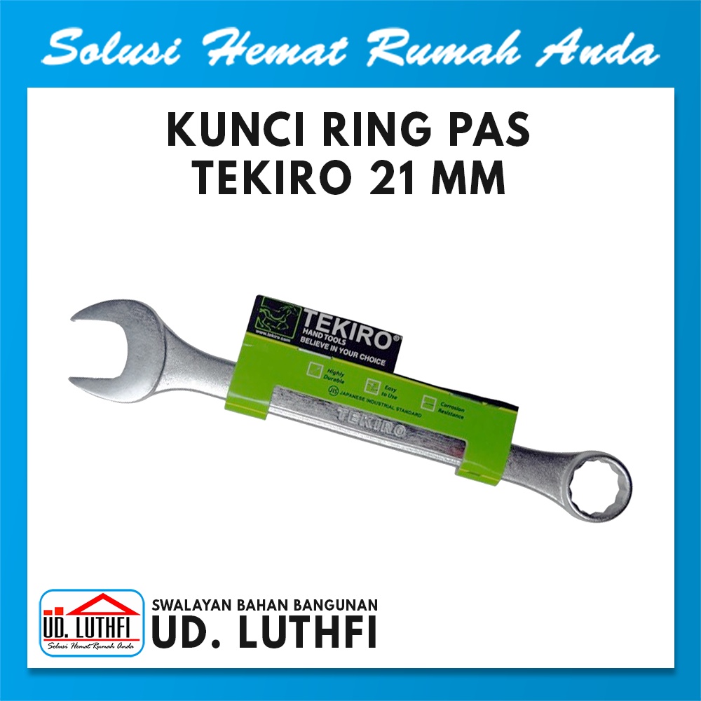 Kunci Ring Pas 21mm Tekiro / Tekiro Kunci Ring Pas 21mm