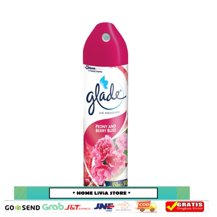 Glade Aerosol Air Freshener Peony And Berry Bliss 400 ml