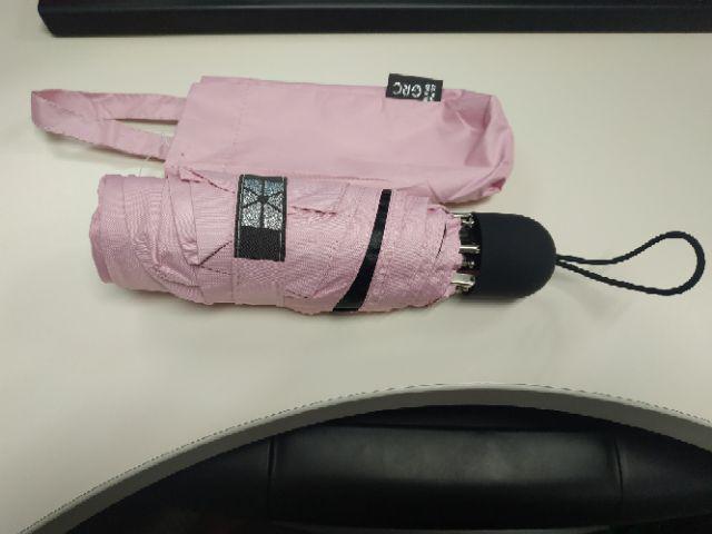 Payung Lipat 5 Polos Warna / Mini / Dompet / Lapis Hitam / Grc - 503