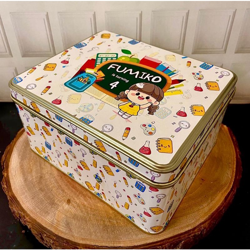 

Box Kaleng + stiker