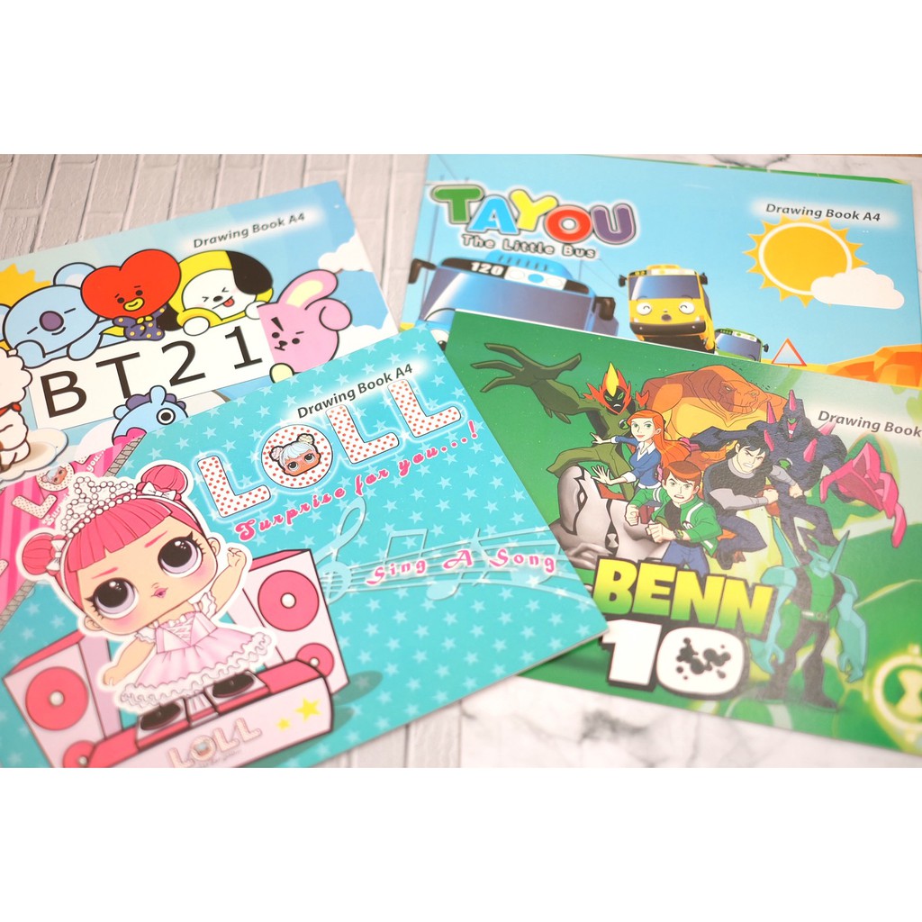 

1 Pak isi 10 Buku Gambar Anak Anak A4