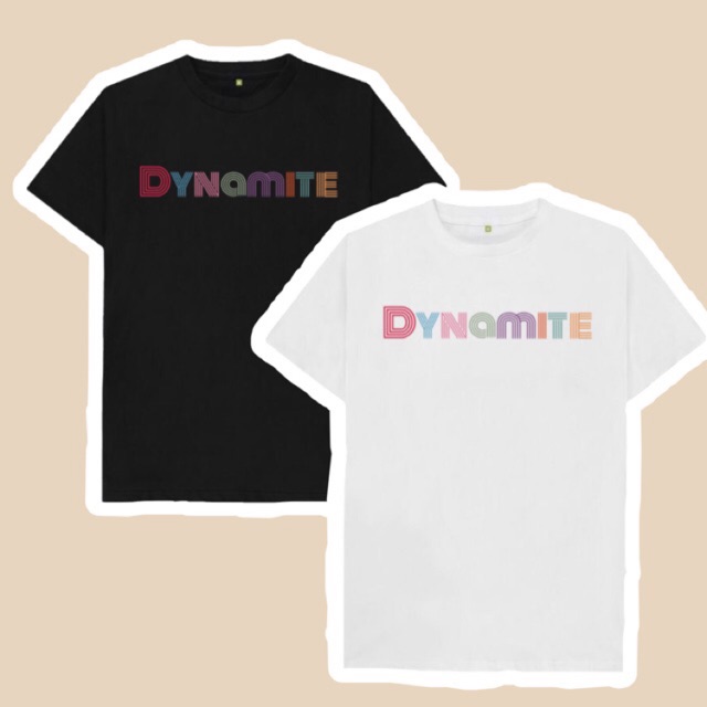 Kaos Dynamite BTS premium quality Free stiker and packing box