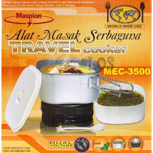 Maspion Travel Cooker Dual Voltage MEC 3500  00112 00085   Murah