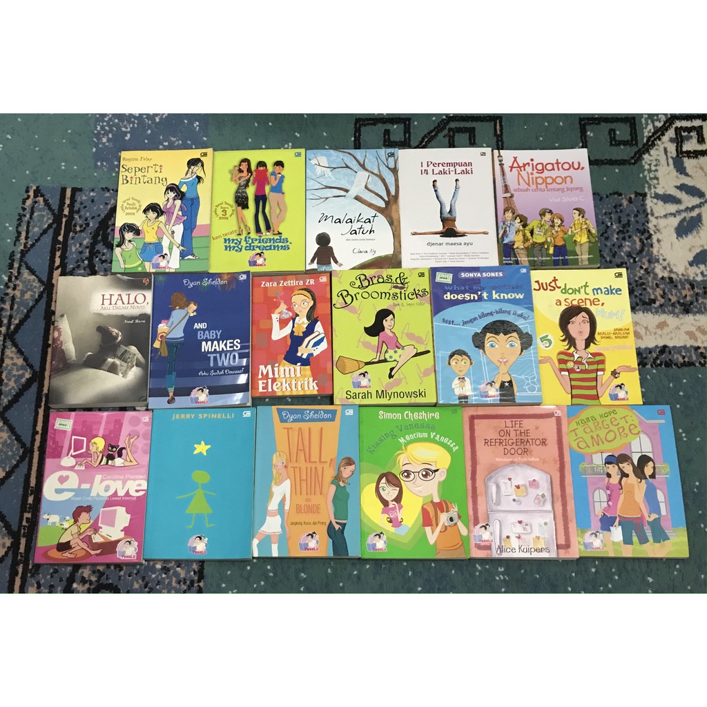 Novel Buku Bacaan Remaja Teenlit Lawas Terjemahan Koleksi Pribadi Part 1