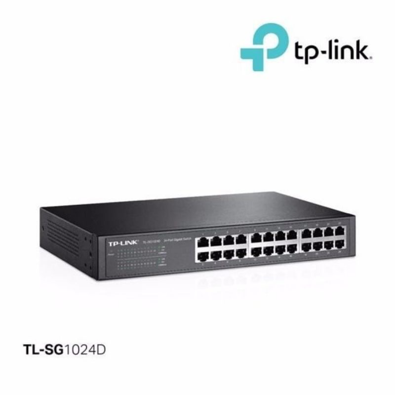 TP Link Switch 24 Port TL SG1024D Gigabit Tplink 24port TLSG1024D 1000Mbps