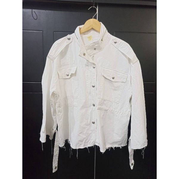 jaket denim no brand L