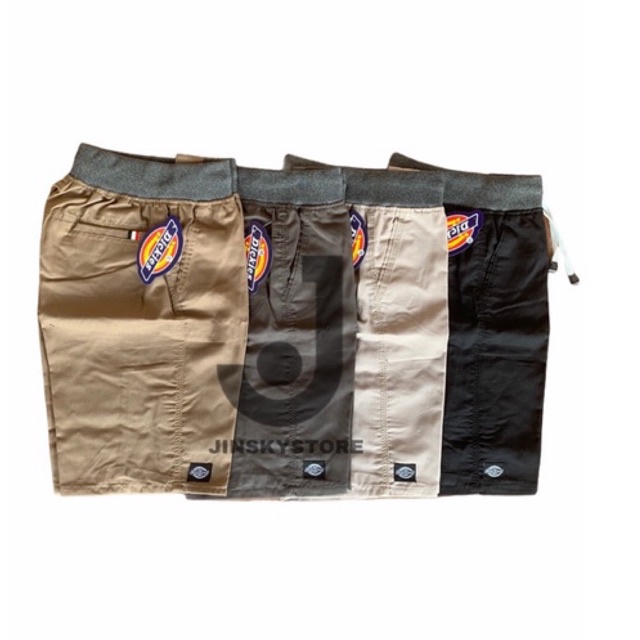 Celana Pendek Pria Cowok Dewasa Chino Rip Karet Pinggang Chinos Katun Twill Premium