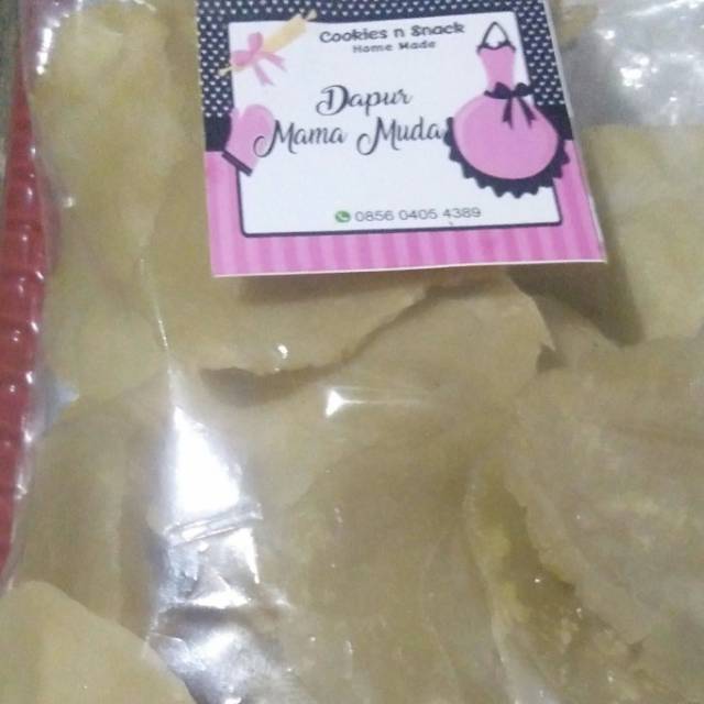 

Kerupuk puli mentah "khas surabaya