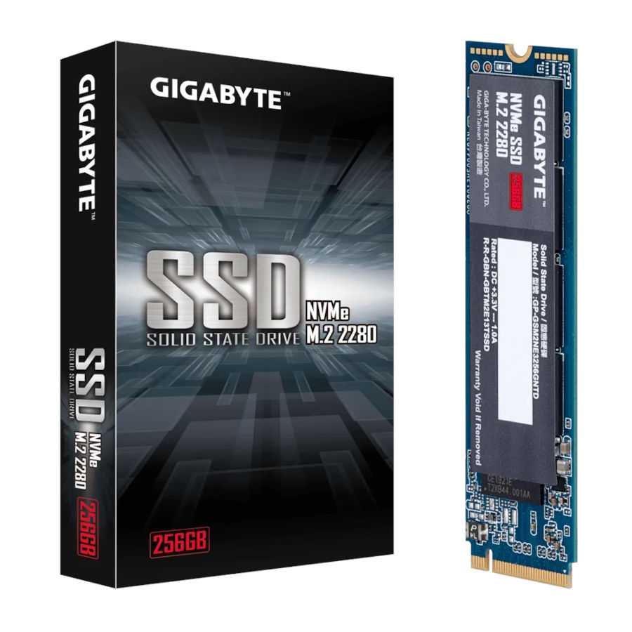 GIGABYTE 256GB NVMe PCIe 3.0 x4 M.2 2280 SSD (GP-GSM2NE3256GNTD)