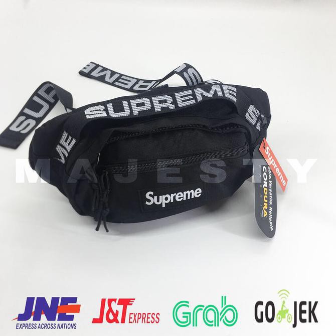 Sale Waistbag Supreme Ss18 / Tas Selempang Supreme Ss18 / Beltbag - Hitam Terbaru