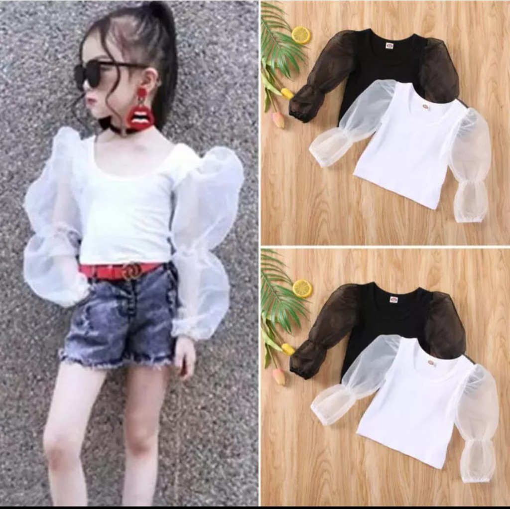 QUEEN FASHION KIDS YONA / TERBARU / HITAM / PUTIH