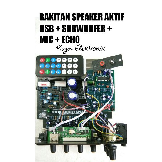 RAKITAN   KIT SPEAKER AKTIF ZEUS MP3 SUBWOOFER MIC