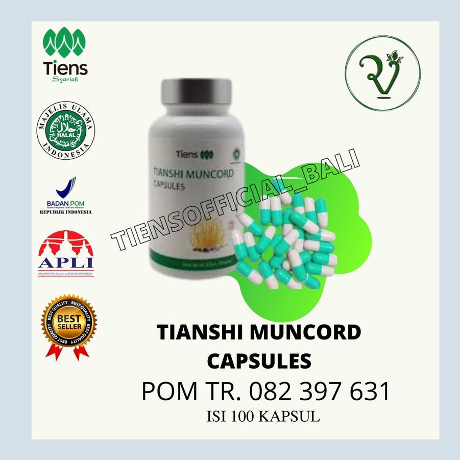 TIENS/TIANSHI MUNCORD CAPSULES | 100 KAPSUL