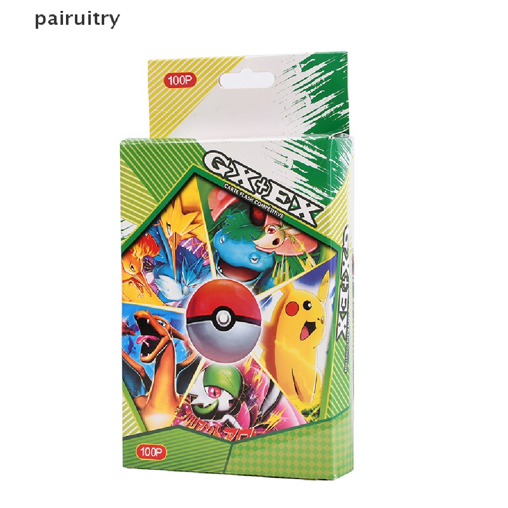 Prt 100Pcs Kartu Pokemon Vmax Berkilau Untuk Display PRT