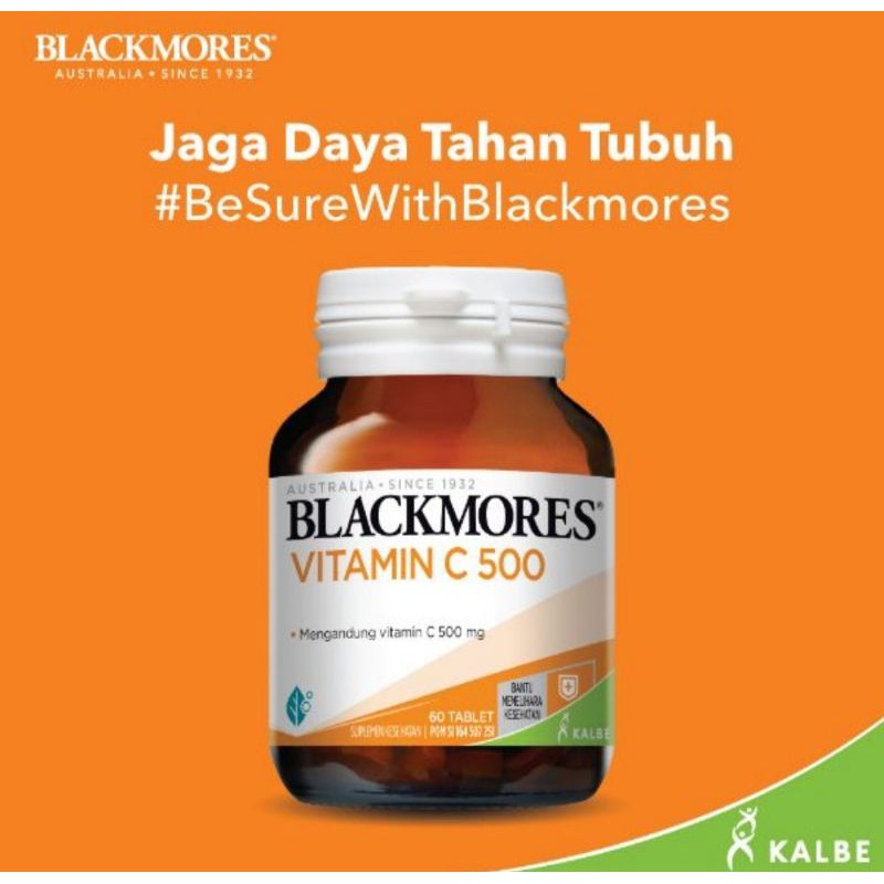 Blackmores Vitamin C 500mg isi 60kaps BPOM