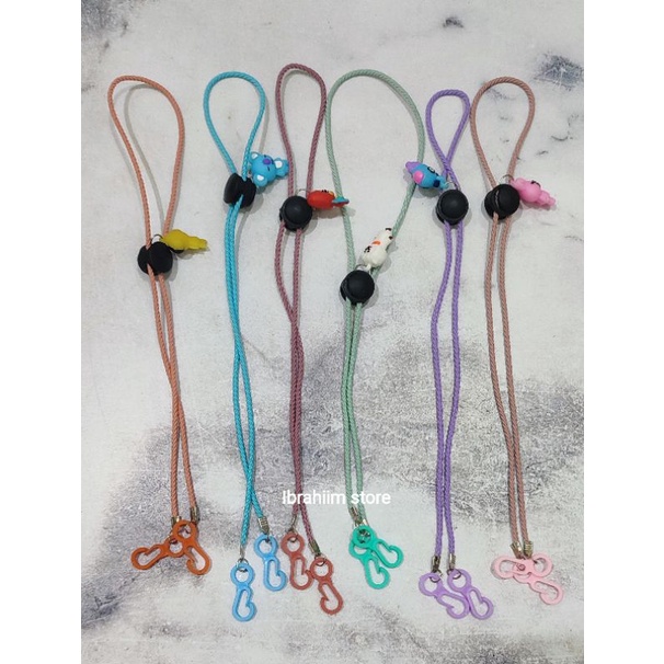 STRAP MASKER BT21 STRAP MASKER BTS STRAP MASKER HIJAB 2 IN 1 STRAP MASKER LUCU