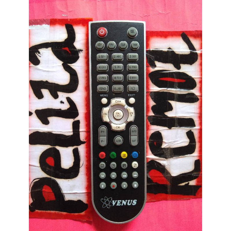 Remote VENUS STB JUKE HD parabola original terlengkap