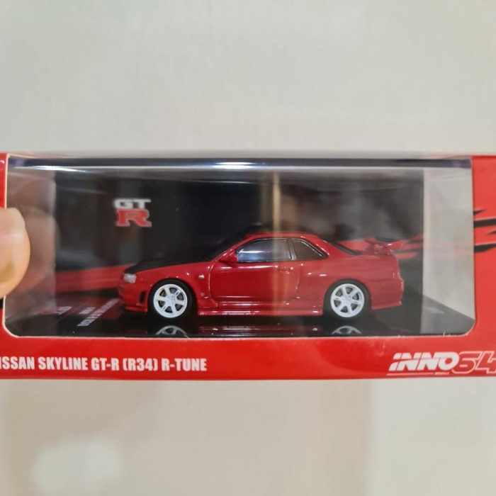 INNO64 NISSAN SKYLINE R34 RED TUNE TERMURAH