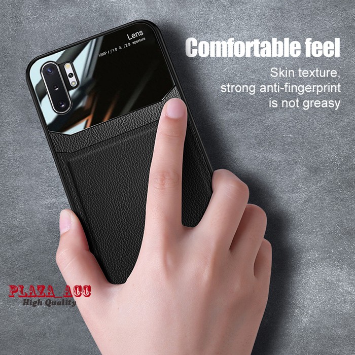 Elegant Leather Case Samsung Note 10 Plus - Casing Samsung Note 10 Plus Case