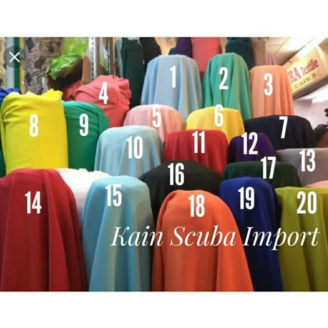 Kain Bahan Scuba Import_Bahan Scuba/Neoprene