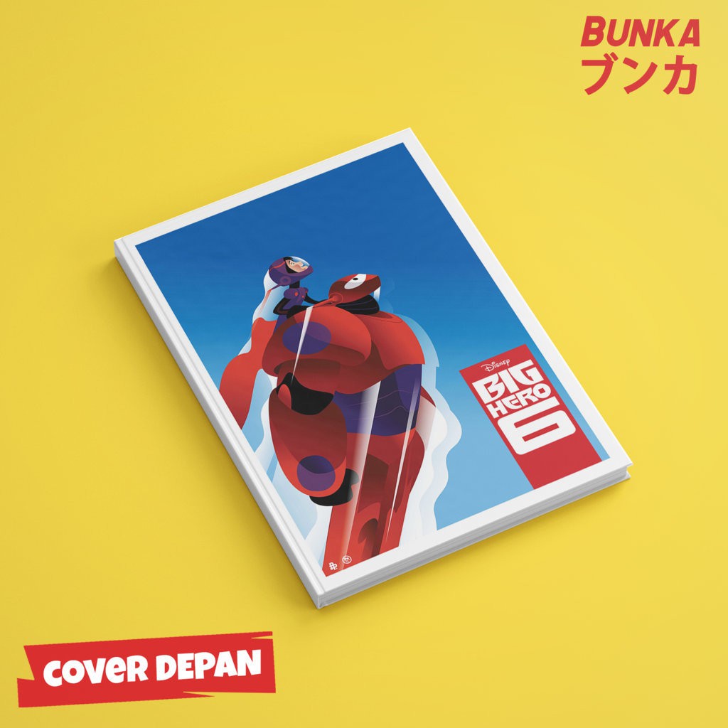 

Notebook Big Hero Six Baymax 1B Hardcover A5 Buku Tulis Catatan Note Agenda Planner Jurnal