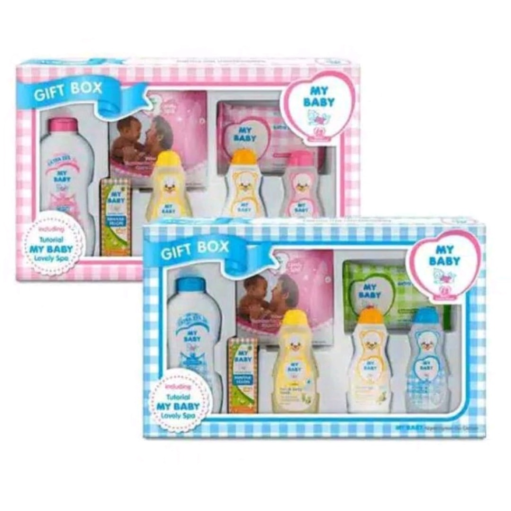 MY BABY-PAKET PERLENGKAPAN MANDI MY BABY BOX-PAKET MANDI BAYI