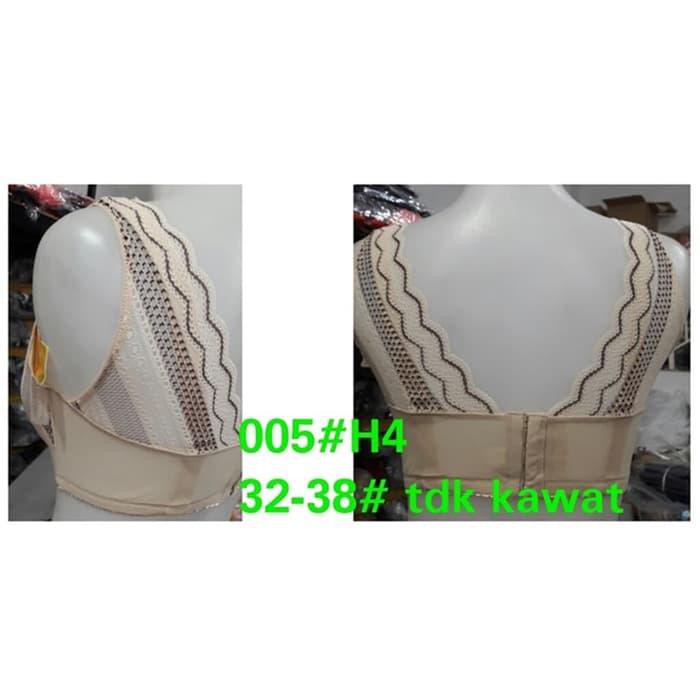 BRA PUSH UP H5 RENDA PRESS LEMAK - BIRU NAVY, 32 