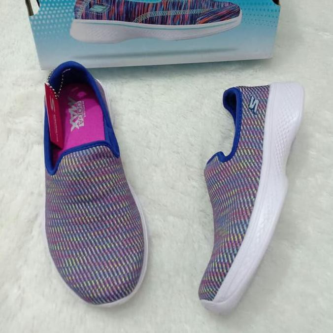 Big Sale Sepatu Slip On Anak Perempuan Skechers Gowalk 4 Navy Original 100% Terbaru