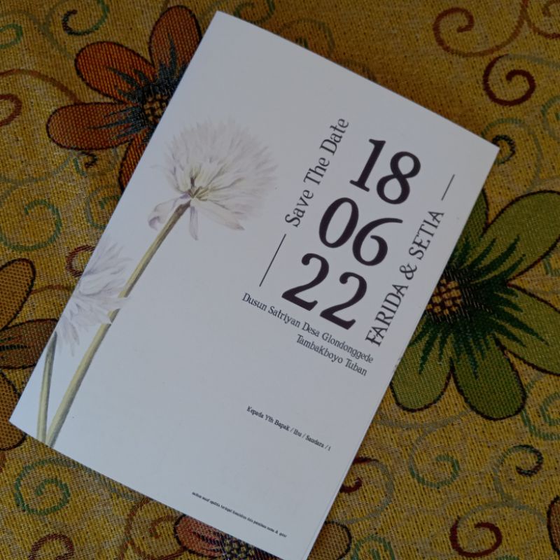 

Undangan Pernikahan Murah Unik Elegan