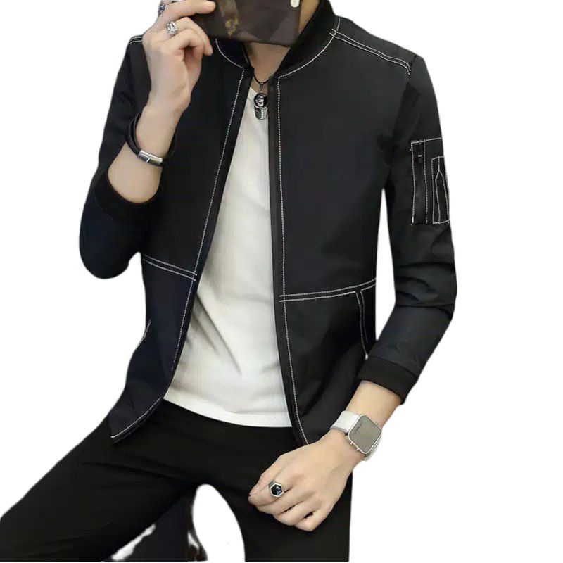 jaket bomber polos/ JAKET brownies JAKET ICK 66