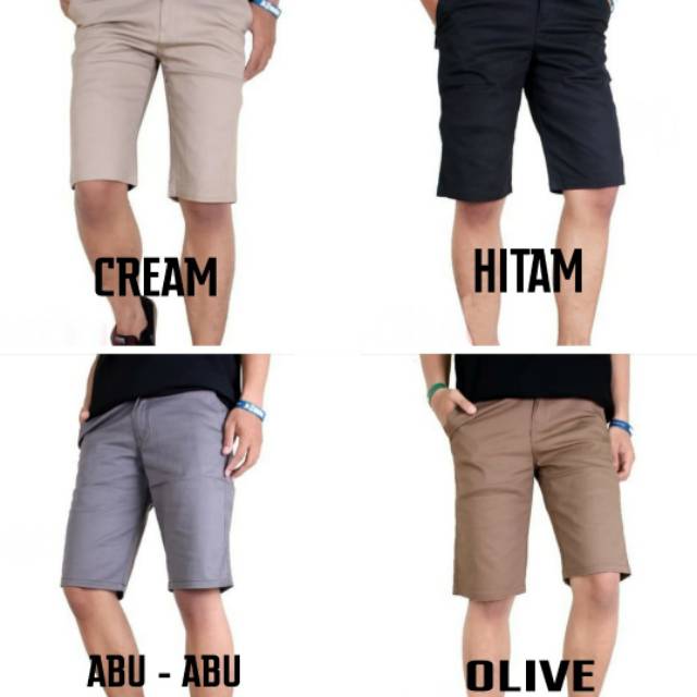 Celana Pendek Chino Pria / Celana Chino Pendek (COD) / Celana Chinos Pria