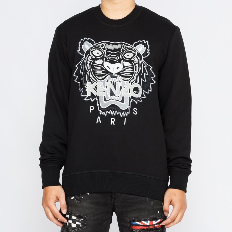 Ken. Crewneck Black/Silver