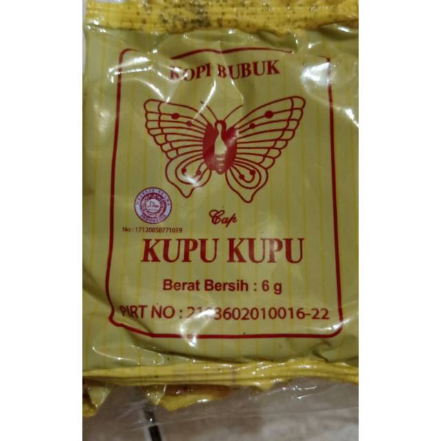 

Kopi hitam bubuk cap kupu_kupu