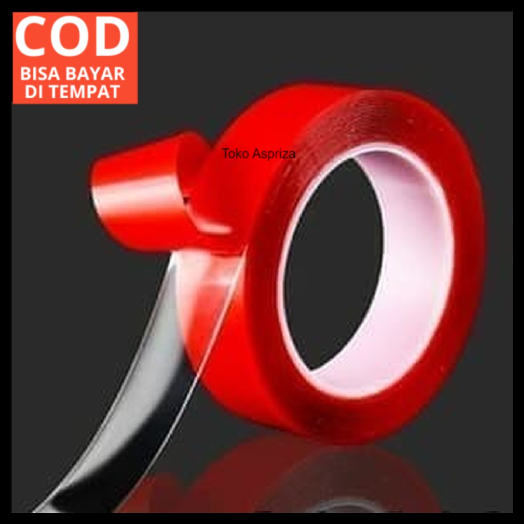 

Double Tip Bening Dobel Tape Transparan Doble Tape Selotip Clear Transparan