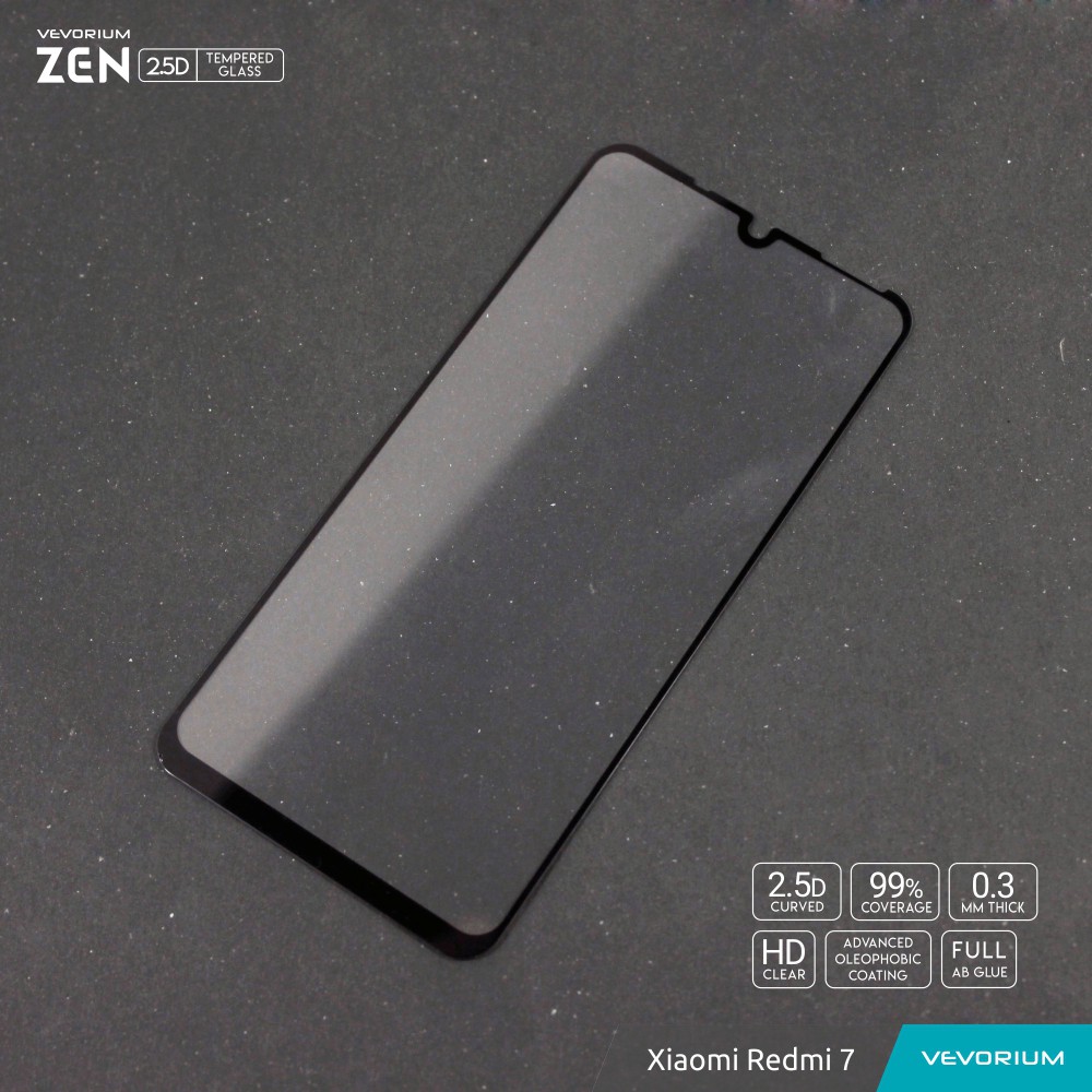 VEVORIUM ZEN 2.5D Xiaomi Redmi7 Redmi 7 Full Cover Tempered Glass